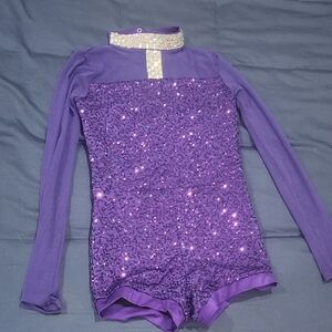Sparkling Purple Recital Leotard